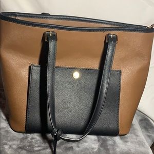 Michael kors brown/black tote purse
